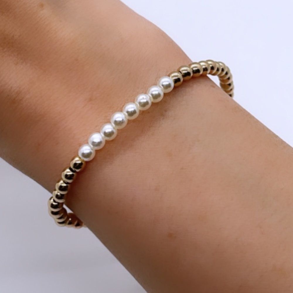 NWT Wool + Pepper Co. Beaded Bracelet